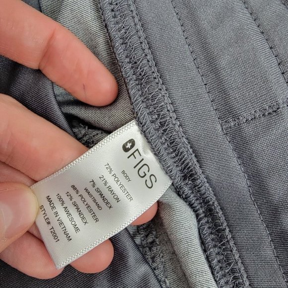 Figs Mens Axim Cargo Scrubs Pants Medium Graphite Technical Collection Stretch - Picture 3 of 4